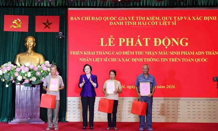 Chiến dịch 500 ngày đêm đẩy mạnh thực hiện tìm kiếm, quy tập và xác định danh tính hài cốt liệt sĩ